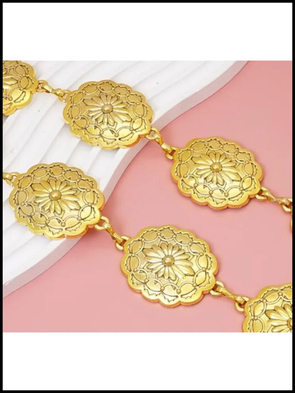 Adjustable Alloy Waist Chain Belt for Dresses Jeans